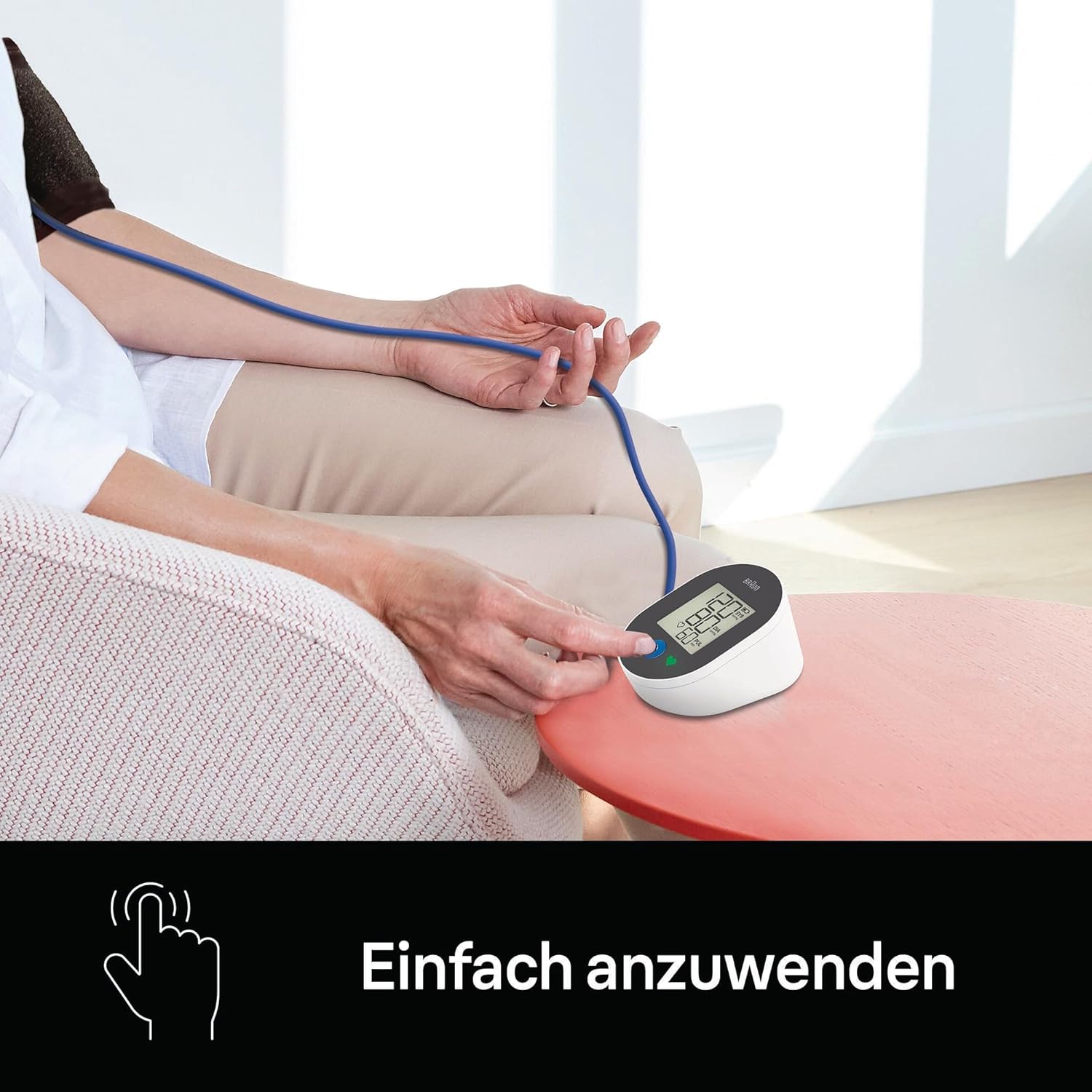 Braun ExactFit™ 2 Oberarm-Blutdruckmessgerät | Klinisch nachgewiesene Präzision | Farbcodierte Anzeige | Universalmanschette | Für den nicht-kommerziellen Gebrauch |BUA4050 – Bild 4