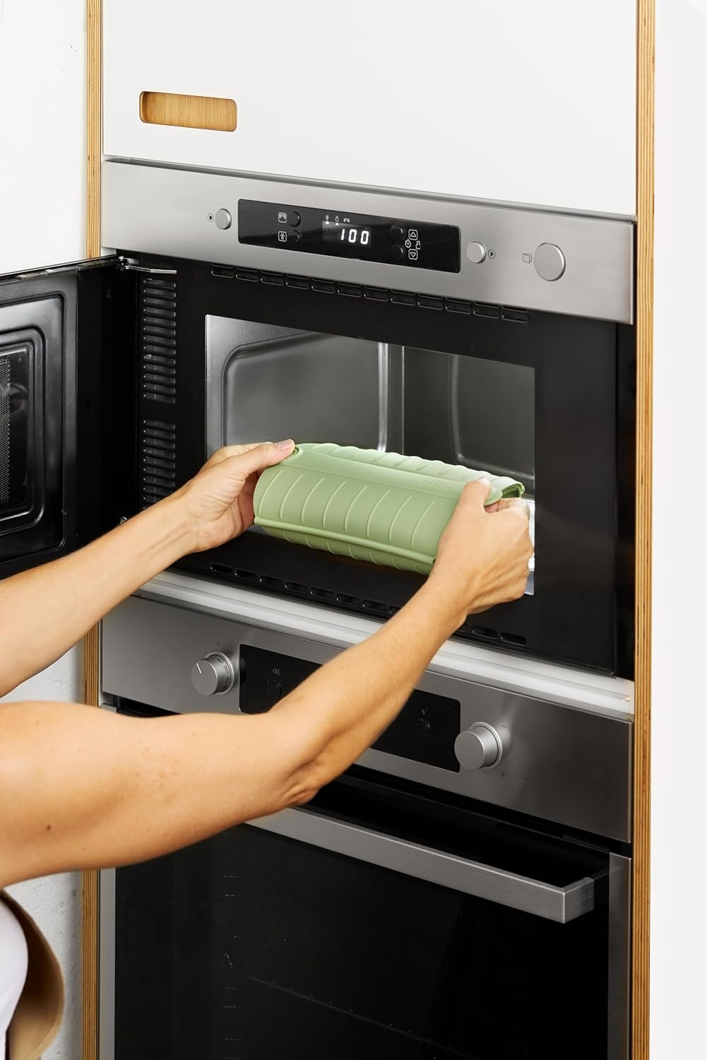 Lékué Silikon-Dampfgarer mit Ablage für 1,2 Portionen – Bild 10