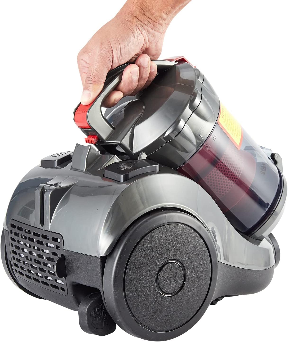 Akitas 800 W Beutelloser Staubsauger ohne Beutel mit starker Saugleistung und deutschem Wessel-Werk 2-in-1-Bürstenkopf für Hartböden und Teppiche – Bild 2