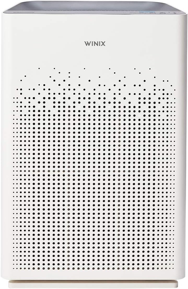 WINIX Zero-S Luftreiniger für Allergiker, CADR 400 m³/h, 100 m², Luftreiniger für Raucherzimmer gegen Allergien, Staub, Pollen, Tierhaare, Luftqualitätsanzeige, automatischer Schlafmodus, weiß