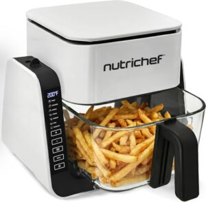 NutriChef Heißluftfritteuse 4L mit...