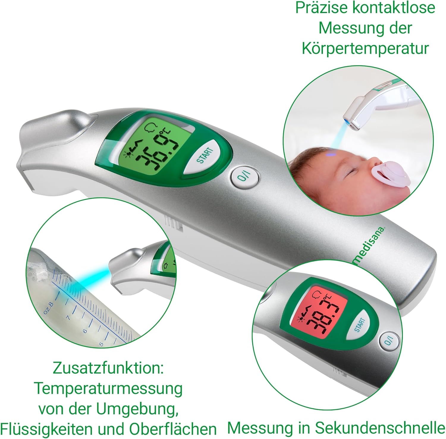 Medisana 76120 Infrarot-Fieberthermometer (FTN) – Bild 4