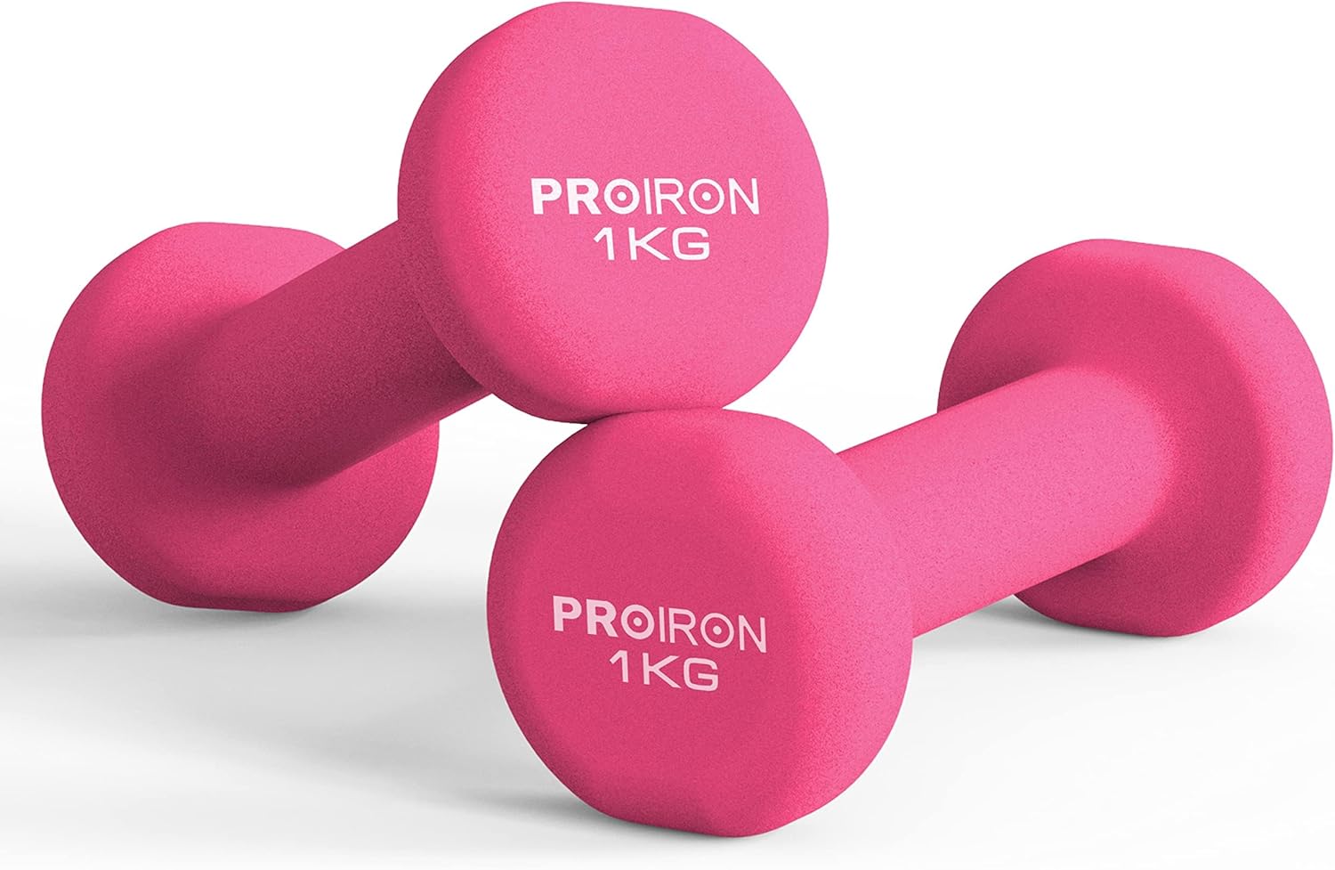 Proiron Neopren-Hantel-Set, kleine Hanteln (2er-Set) für Damen, Gymnastik, Yoga, Pilates und Kinder – Bild 7