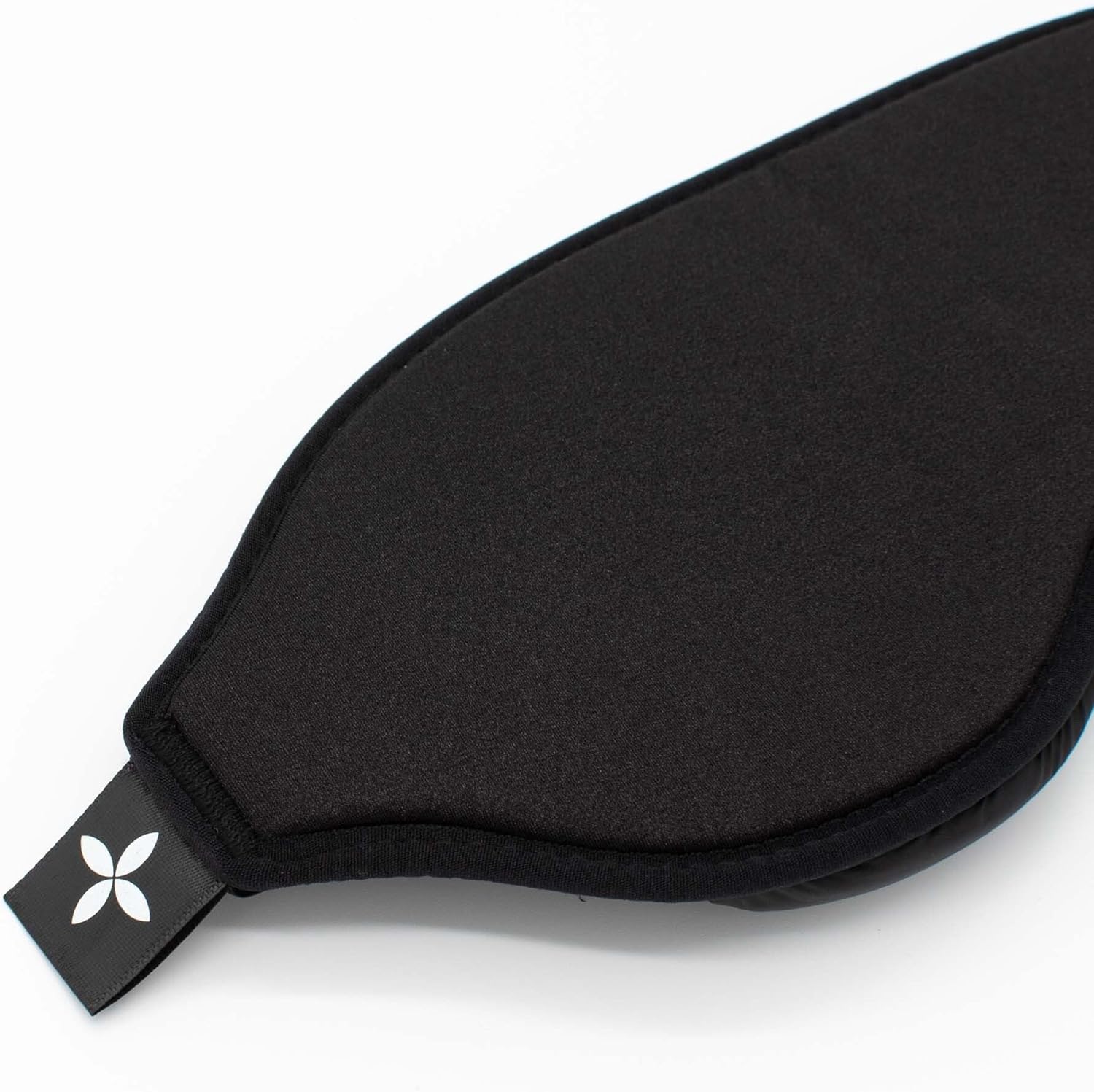 3D-Deluxe-Schlafmaske für Damen und Herren, Seitenschläfer-Augenmaske mit tiefen Augenhöhlen für Wimpern, Augenbinde 100 % dunkel zum Schlafen, bequeme Schlafmaske für Reisen, Schwarz – Bild 8