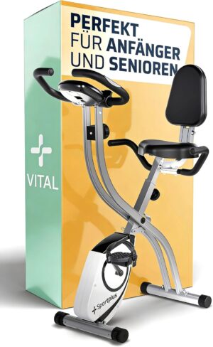SportPlus Heimtrainer Fahrrad klapp...