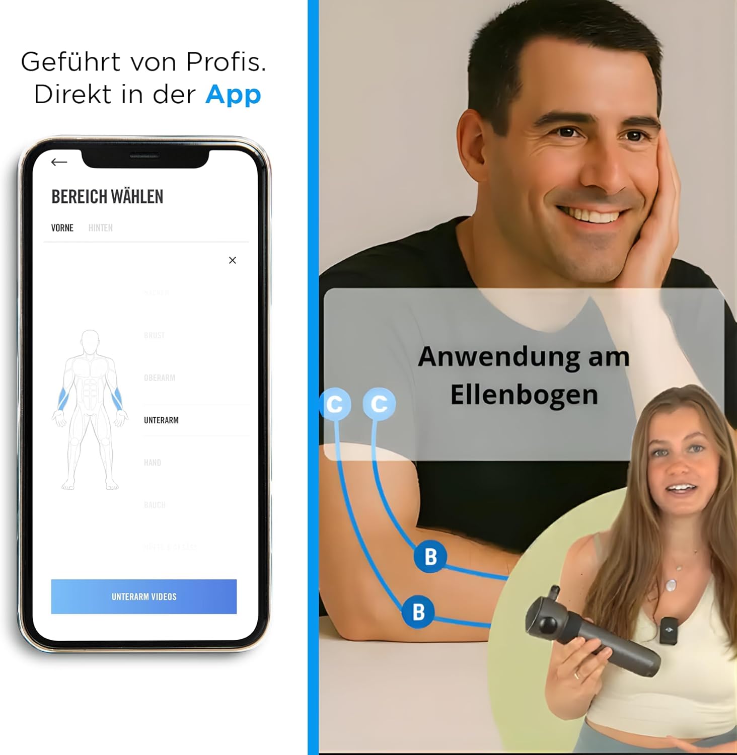 OrthoMechanik Sonic - Schallwellenmassagegerät 7000 U/min | Sanft, aber tiefenwirksam – Alternative zur Massagepistole – Bild 4