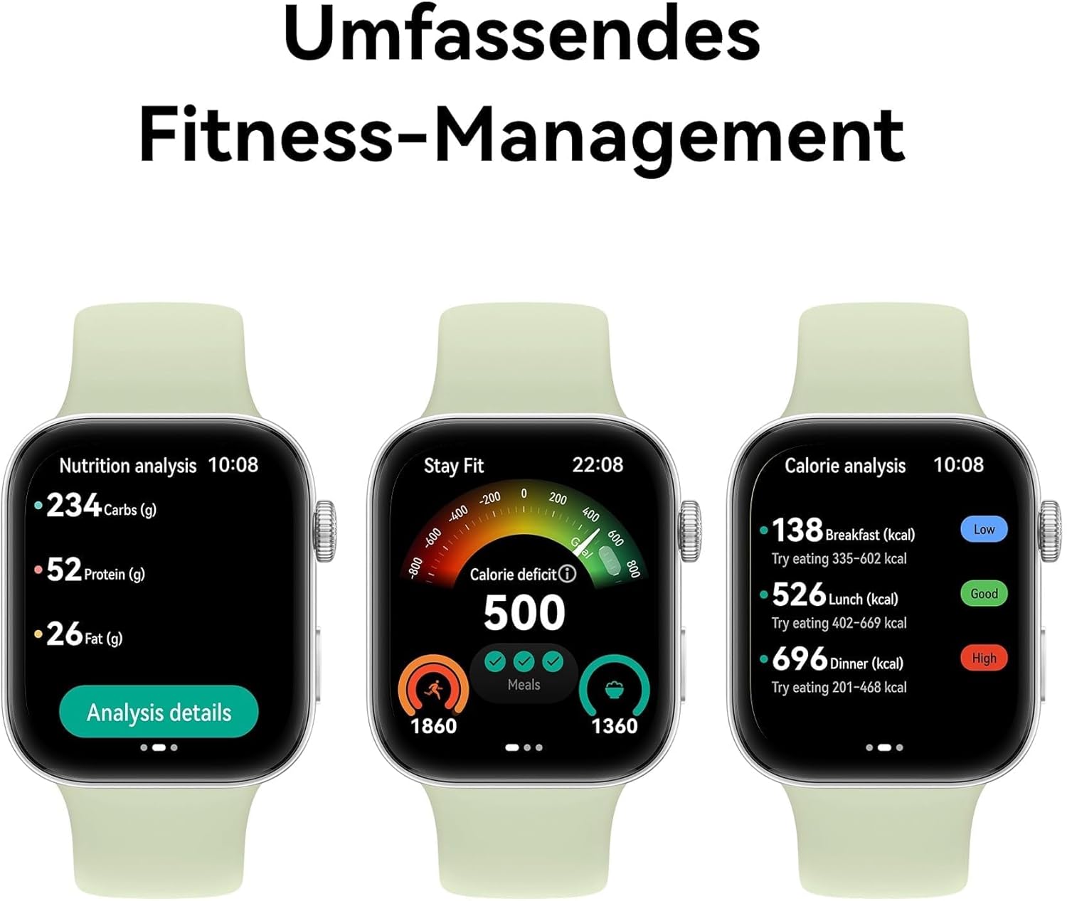 HUAWEI Watch FIT 3, 1,82 Zoll AMOLED-Display, ultraschlankes Design, Bluetooth-Anrufe, bis zu 10 Tage Akkulaufzeit, kompatibel mit iOS und Android, umfassendes Gesundheits- und Fitnessmanagement, GPS, Schwarz – Bild 5