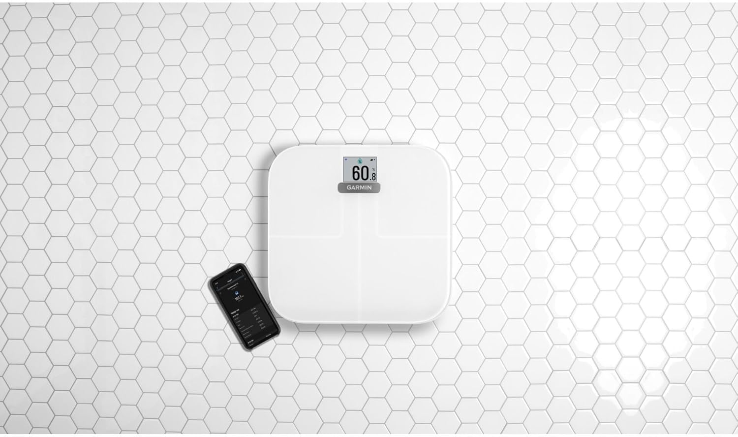 Garmin Index S2 Smart Scale, weiß, m – Bild 2
