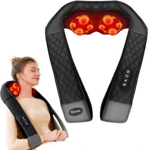 KNQZE Nackenmassagegerät mit Wärm...