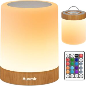Auxmir LED-Nachttischlampe, dimmbar...