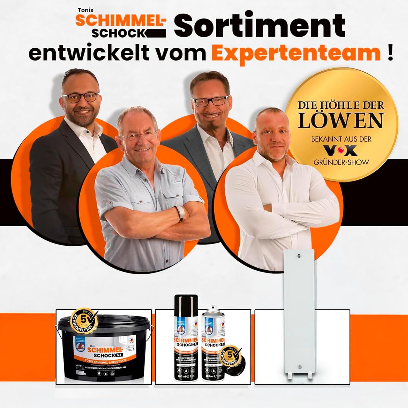 Tonis SCHIMMELSCHOCK Anti-Schimmel-Heizung mit Glasscheibe zur Schimmelbekämpfung | Wandheizung trocknet kalte, feuchte Wände und behebt die Ursache von Schimmel | Innovatives Glasdesign – Bild 9