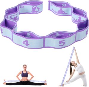 Yoga-Stretching-Band mit 8 Schlaufe...