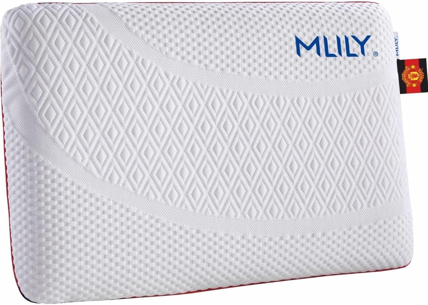 MLILY Pillow Air Memory Nackenkissen, Memory Foam Nackenstützkissen, 60 x 40 x 12 cm, orthopädisches Kissen mit waschbarem Bezug