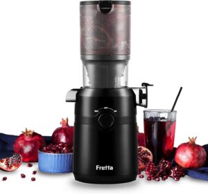 Fretta Entsafter, Slow Juicer mit 1...