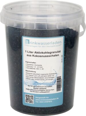 Aktivkohlegranulat aus Kokosnusssch...