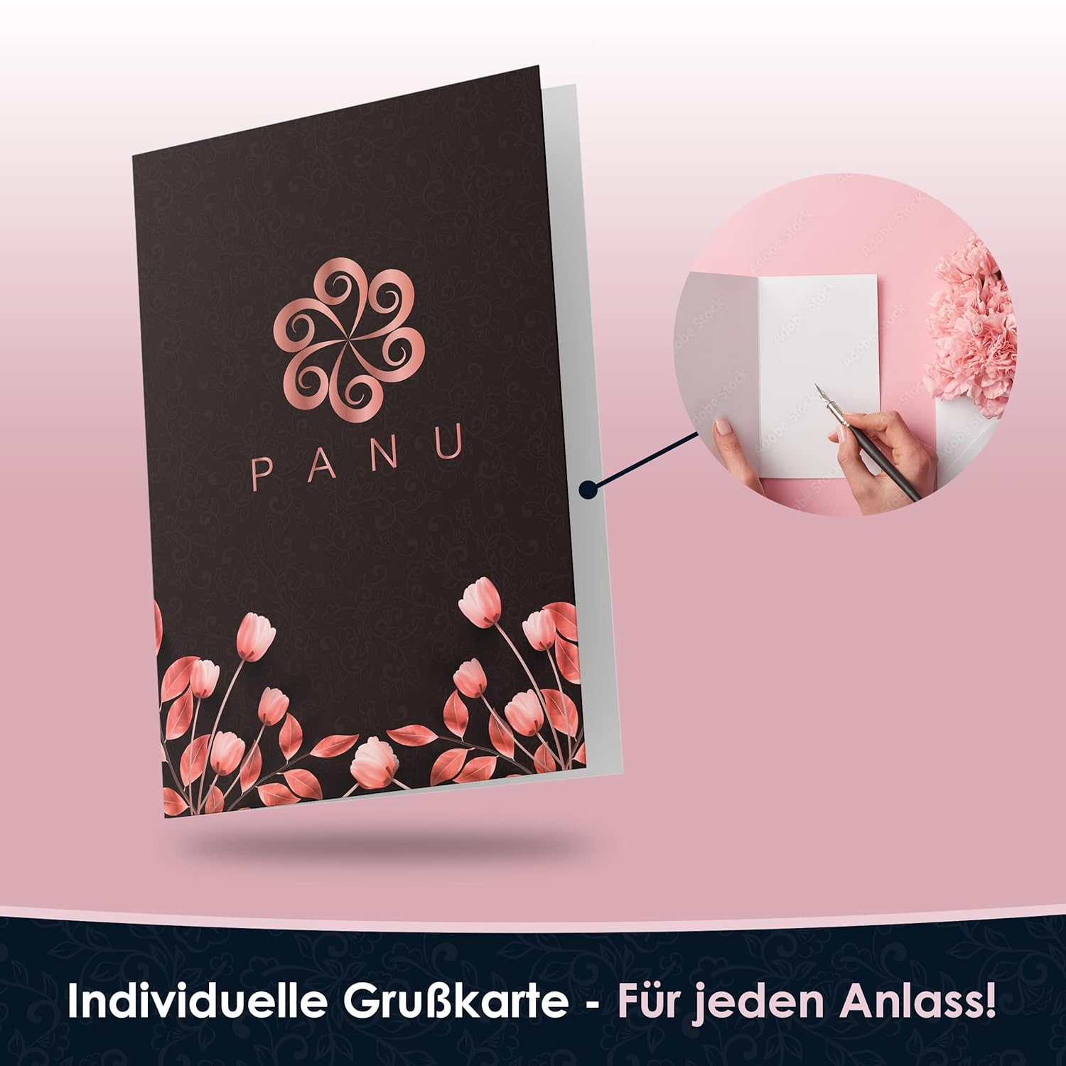 Panu Medium Geschenkset – Entspannungsgeschenke für Frauen – Premium-Geschenke für Frauen – Beauty-Box – Wellness-Set für Frauen – hochwertiges Geschenk zu Weihnachten, inkl. Glückwunschkarte – Bild 5