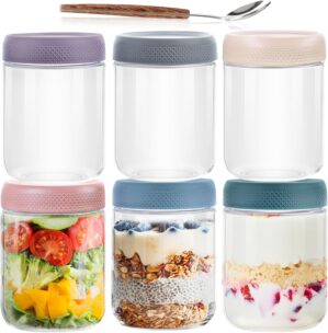 500-ml-Overnight-Oats-Gläser, 6 St...