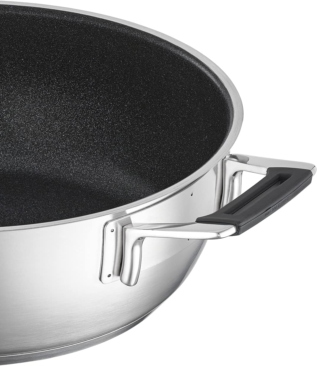 RÖSLE Silence Pro Aroma-Dampfgarer, hochwertige Auflaufform zum Dünsten, Warmhalten und Aufwärmen inklusive Deckelthermometer und Ablagegestell, Edelstahl, spülmaschinenfest, 28 cm, Silber/Schwarz – Bild 5