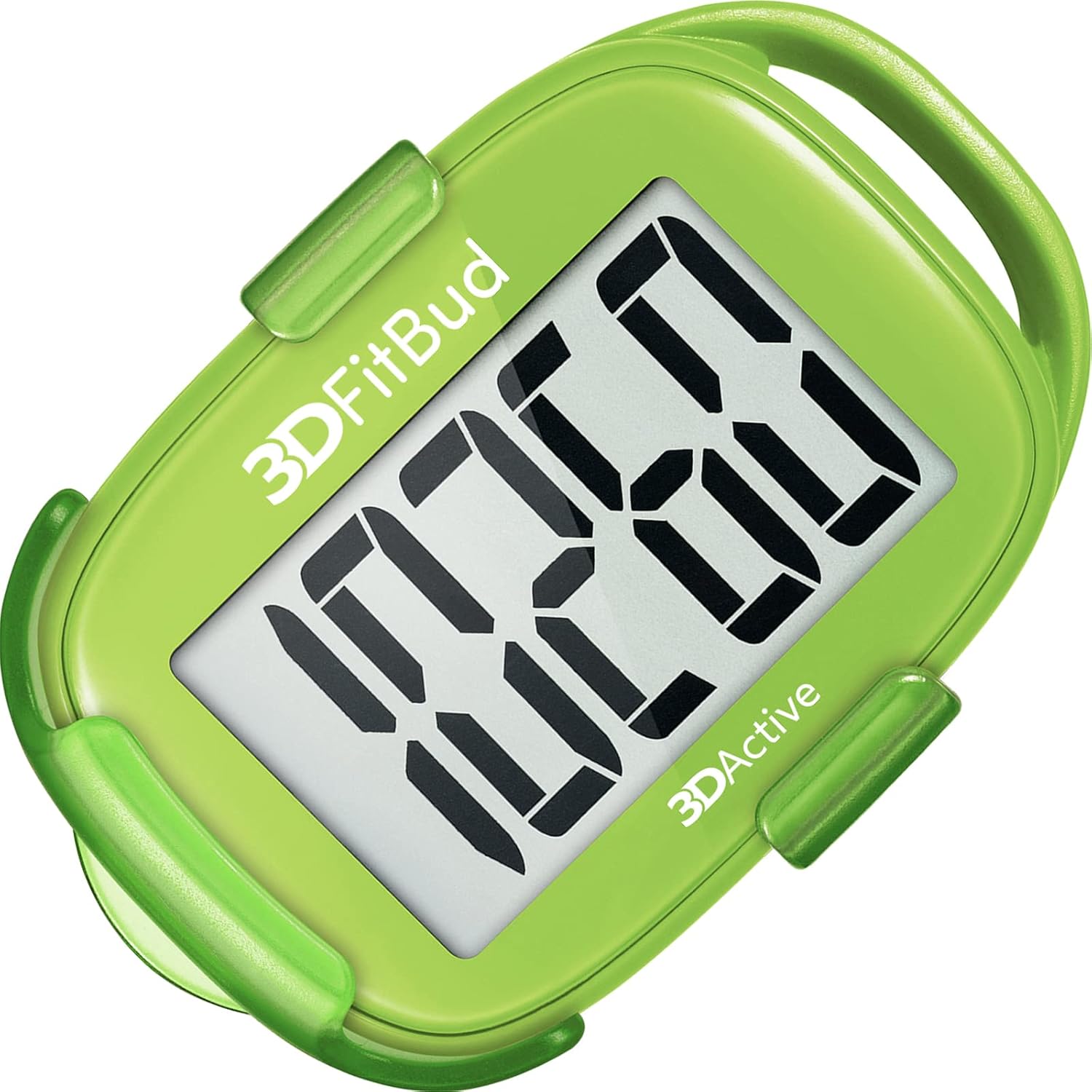3DFitBud Easy Pedometer Walking 3D-Schrittzähler mit Clip und Trageband A420S