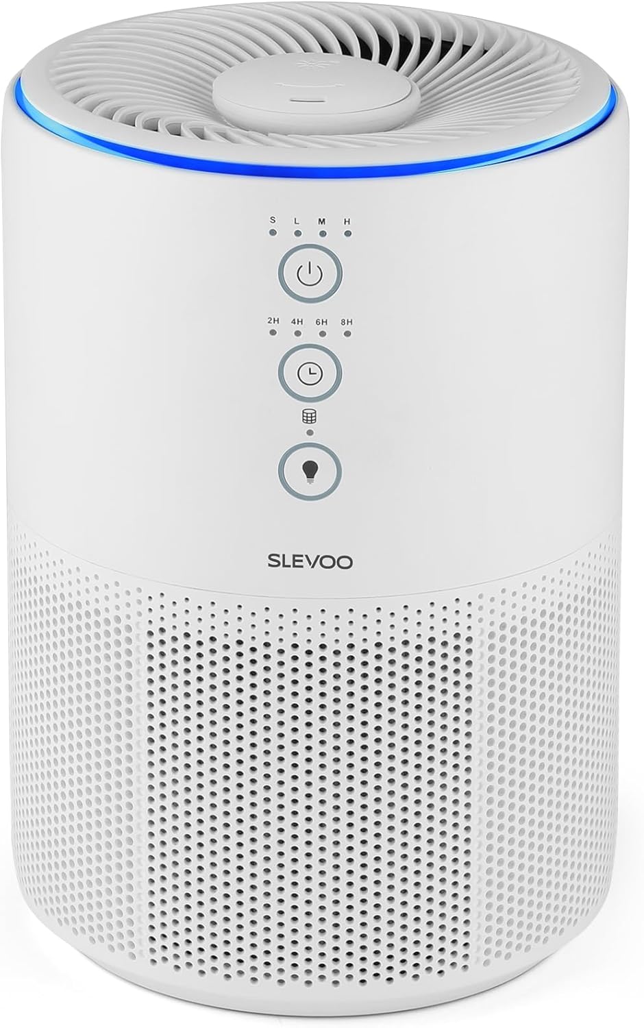 Slevoo Luftreiniger für Zuhause, Tierhaarallergie, 3-in-1 HEPA-Filter, CADR 200 m³/h, Schlafmodus, gegen Tierhaare, Rauch & Gerüche, energiesparend, 03 Pro Max, Weiß – Bild 7