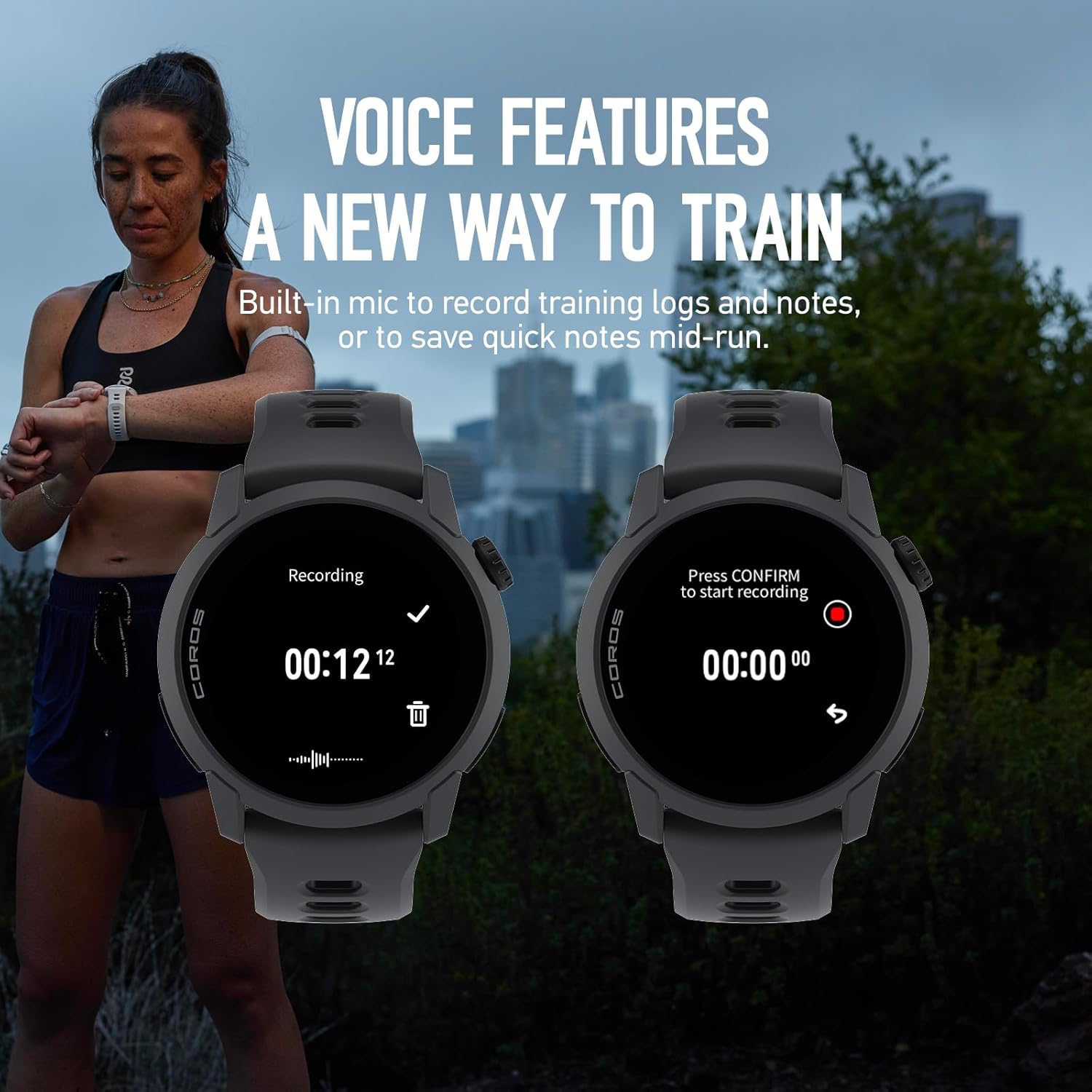 COROS Pace 4 Ultraleichte Sportuhr, 1,2 Zoll AMOLED-Touchscreen, 32 g Laufuhr, 19 Tage Nutzung, Sprachsteuerung, Trainingstools, präzises GPS, Trainingsplan, Laufen (schwarzes Silikon) – Bild 5