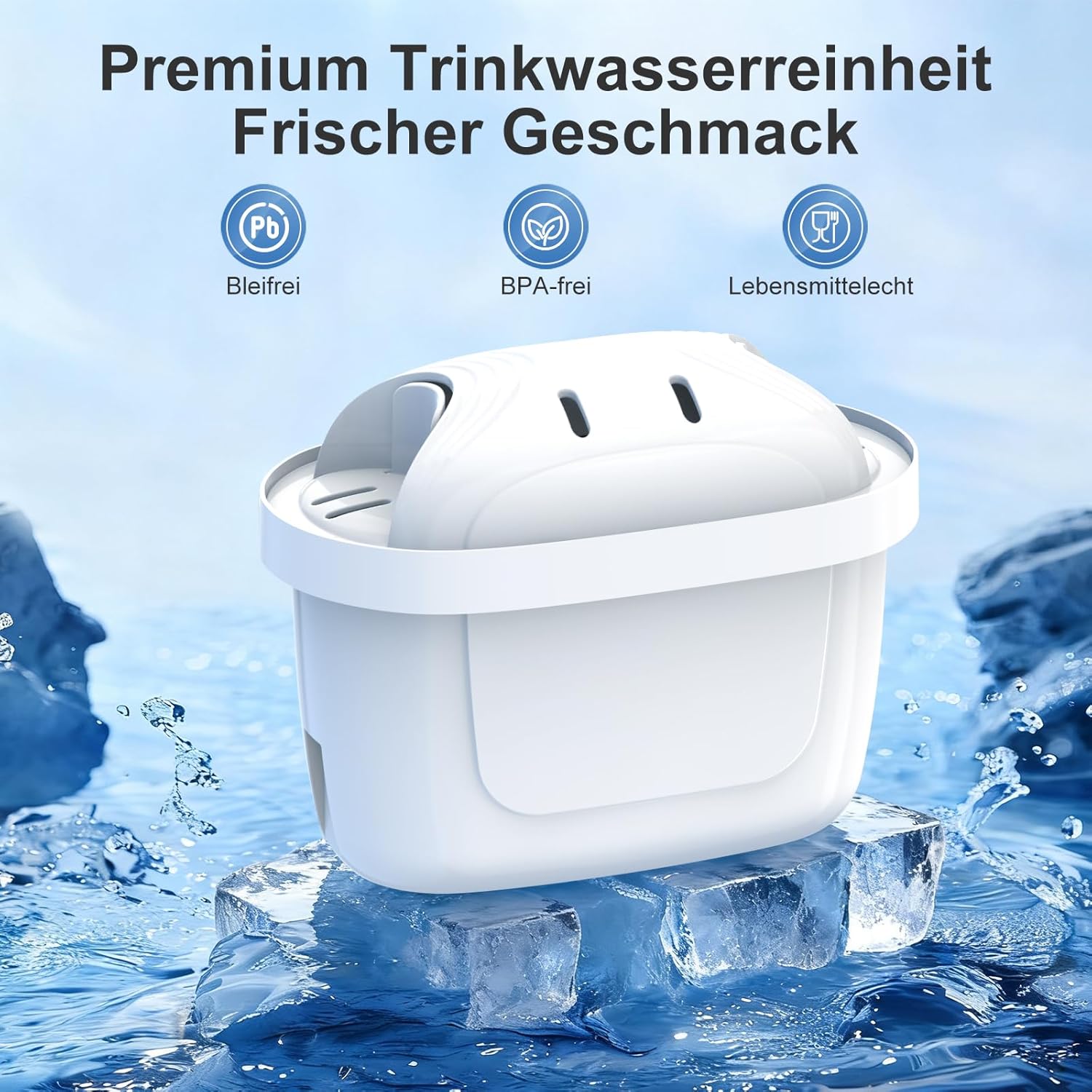 ARETHONE Wasserfilter für Brita Filter: Maxtra+ und Maxtra Pro, Filterkartuschen kompatibel mit Brita Glass, Marella, Style, Aluna Jug, Geräteschutz zur Kalkreduzierung (12 Stück) – Bild 7