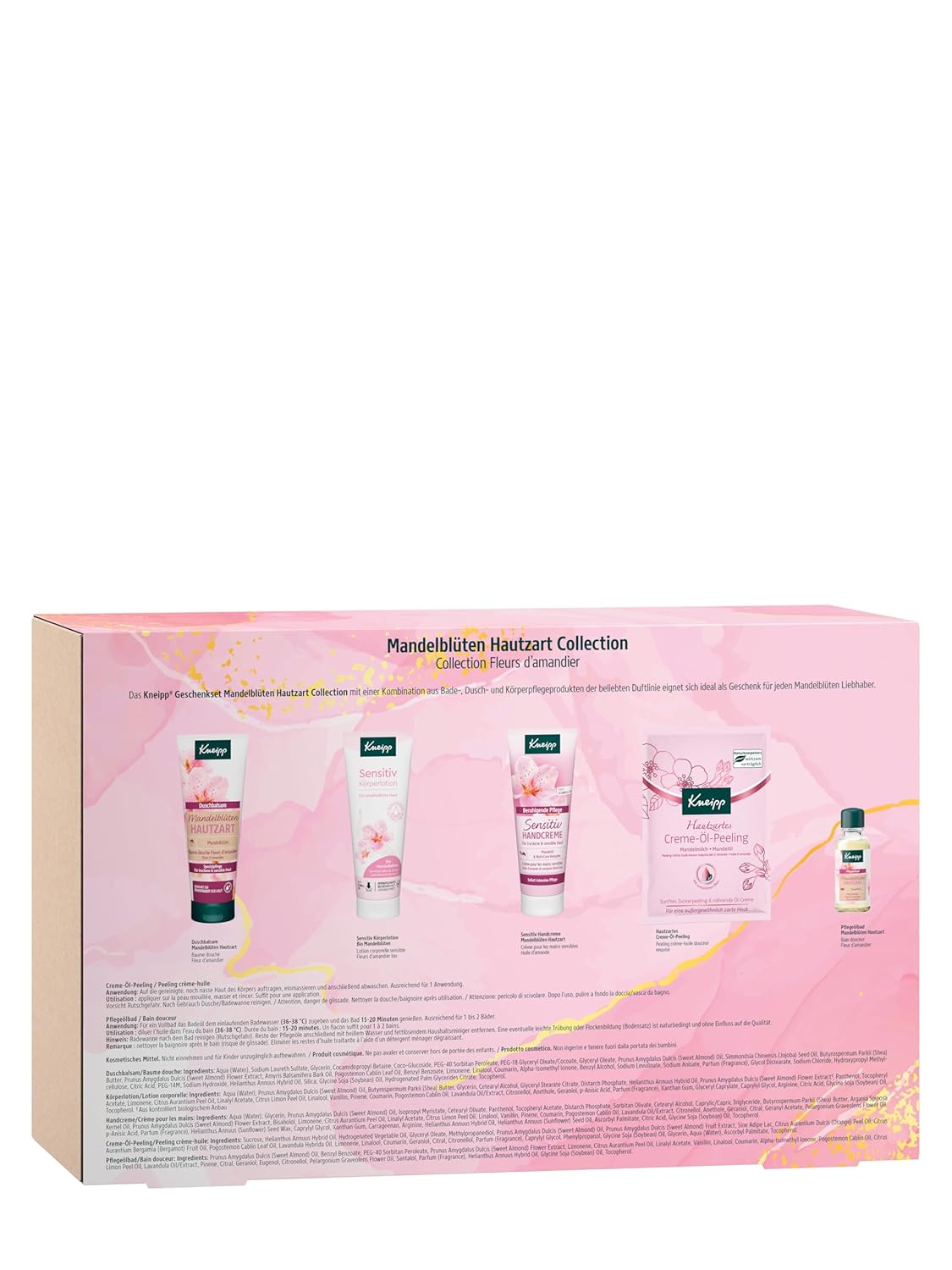 Kneipp Geschenkset Mandelblüten-Haut-Zart-Kollektion – Schenken Sie Pflegemomente für echte Mandelblüten-Liebhaber – 1 Stück – Bild 3