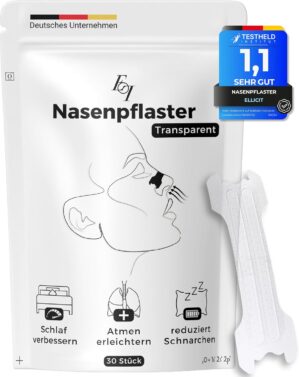 El licit transparente Nasenpflaster...