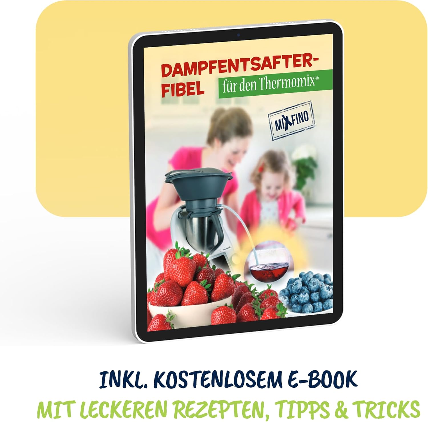 MixFino Dampfentsafter für Thermomix TM7 – Saftkocher mit Rezeptanleitung – Bild 6