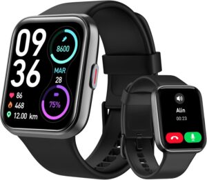 Tensky Smartwatch Herren Damen, 1,8...