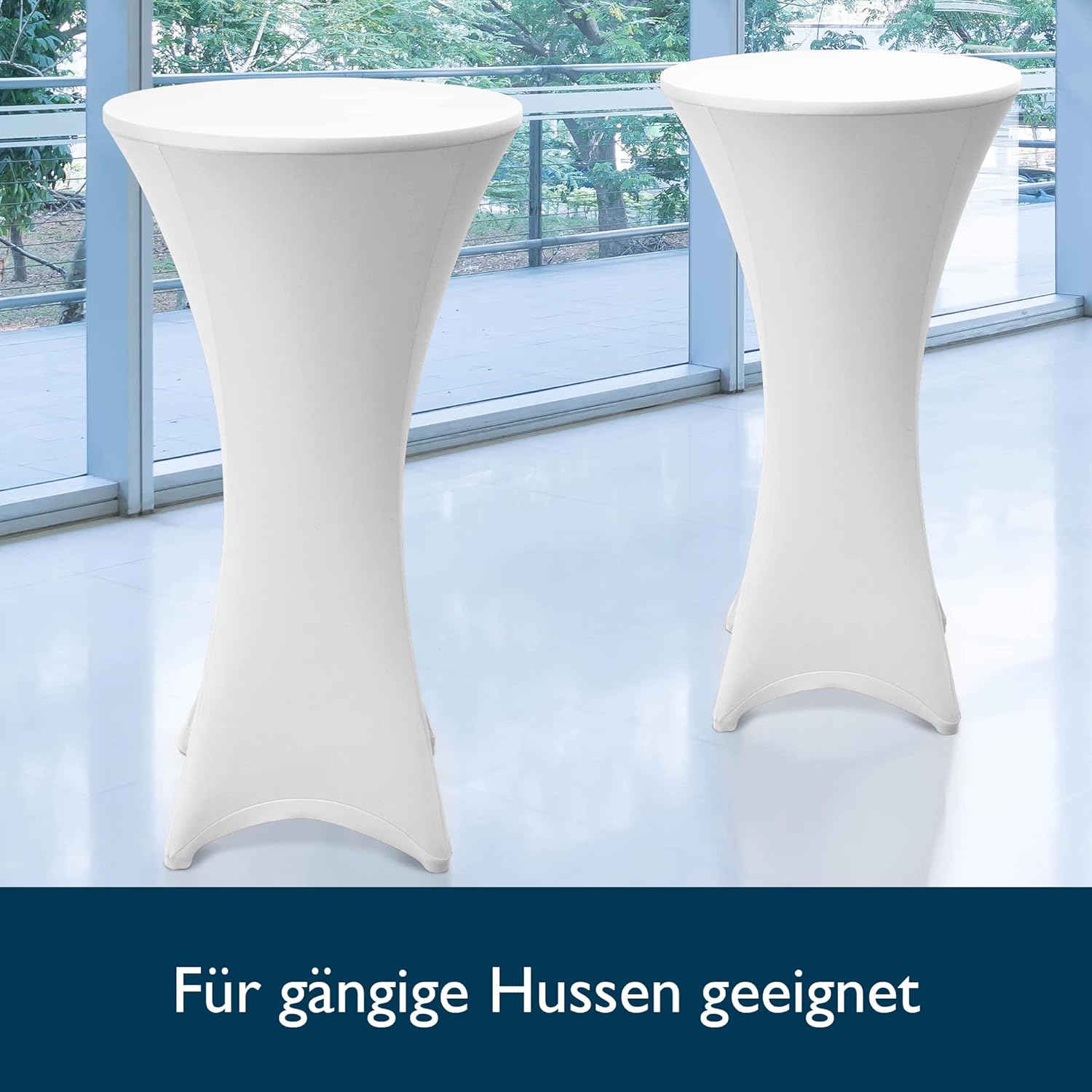 Beautissu Gastro-Bistrotisch klappbar Ø 80 cm Sylt Outdoor-Bistrotisch rund anthrazitgrau – wetterfester Klapptisch in Gastro-Qualität & hitzebeständig – Bild 6
