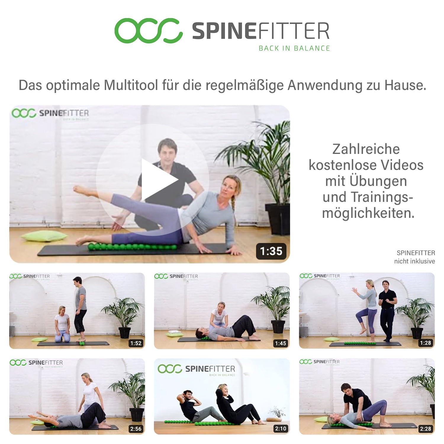 Spinefitter by Sissel Trigger-Tool, punktueller Druckaufbau, effektive Schmerzlinderung & Lösung von Verspannungen, robustes Material, ideal für Rückengesundheit & Fitness, leicht und mobil – Bild 8