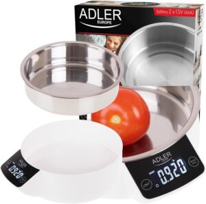 Adler AD 3166 Küchenwaage mit 900 ...