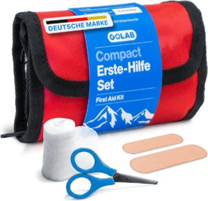 GoLab Mini Erste-Hilfe-Set mit 46 T...