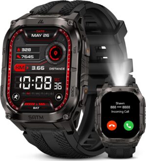 KOSPET Tank M4C Herren-Smartwatch m...