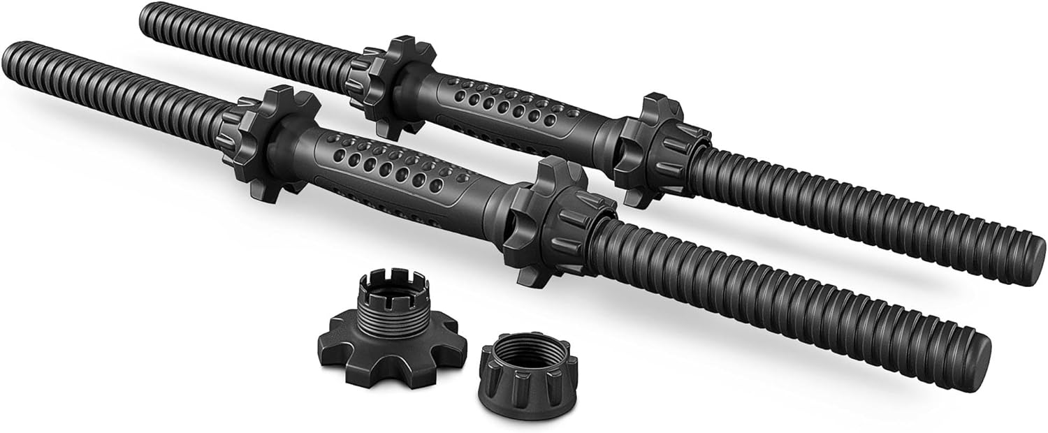 TREX SPORT Hanteln-Set | 2er Set Kurzhanteln & Langhantel | 20kg 40kg Hantelset Hantelset mit Verbindungsrohr – Bild 9