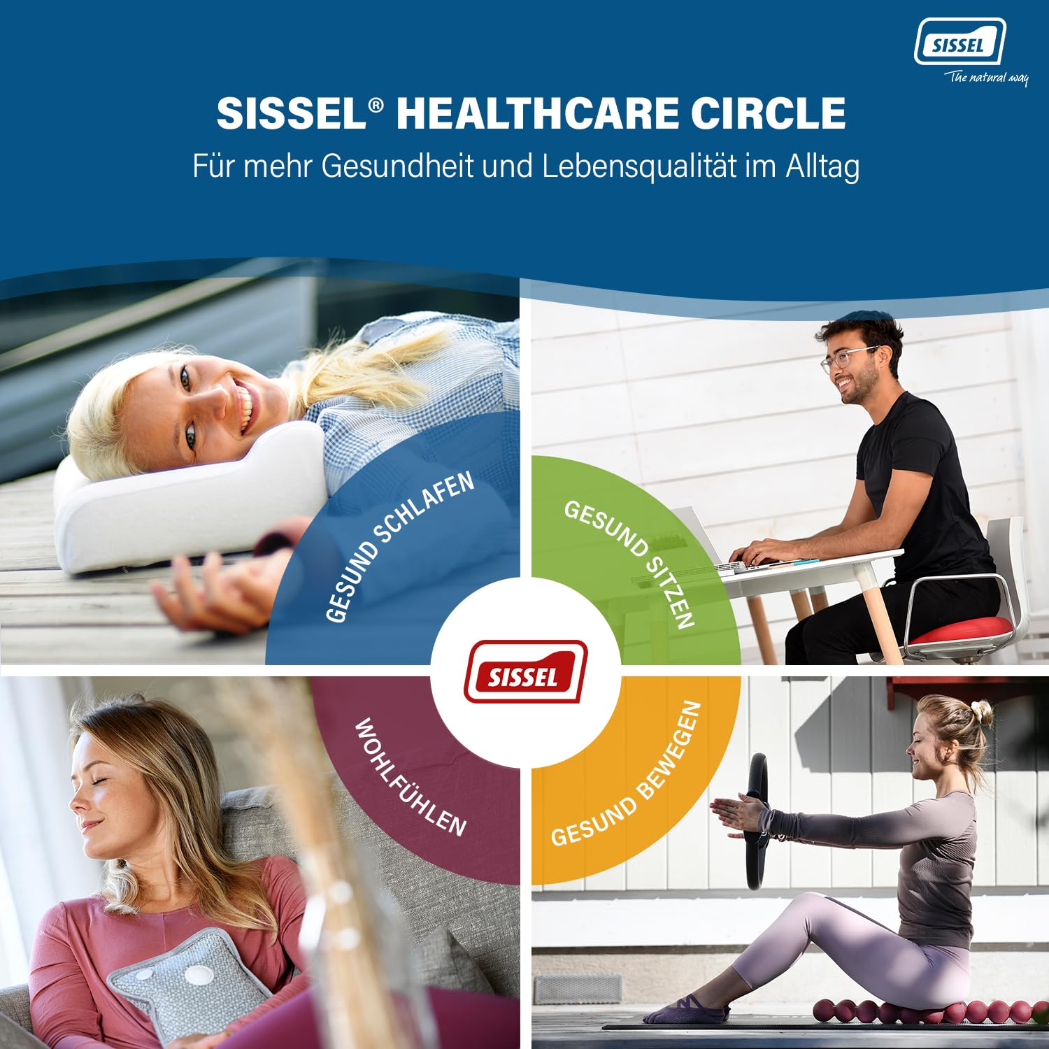 Orthopädisches Unisex-Outdoor-Kissen von SISSEL, erhältlich in Nude – Ecru – Größe 47 cm LX 11 cm BX 33 cm H – Bild 10
