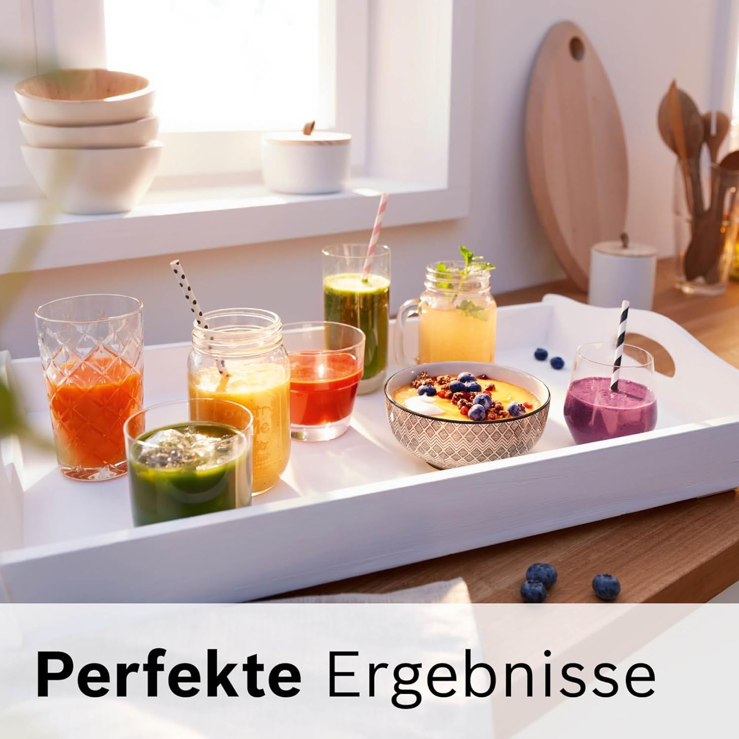 Bosch VitaPower Series 4 MMB6141W Smoothie Maker Mixer 1200 W, 1,5 l Kunststoff-Rührbehälter (Tritan), weiß, spülmaschinenfeste Teile, 30.000 U/min, hergestellt in Europa, VitaPower Series 4 – Bild 8