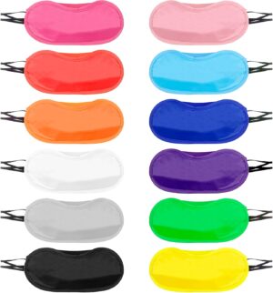 12 Stück mehrfarbige Schlafmasken,...