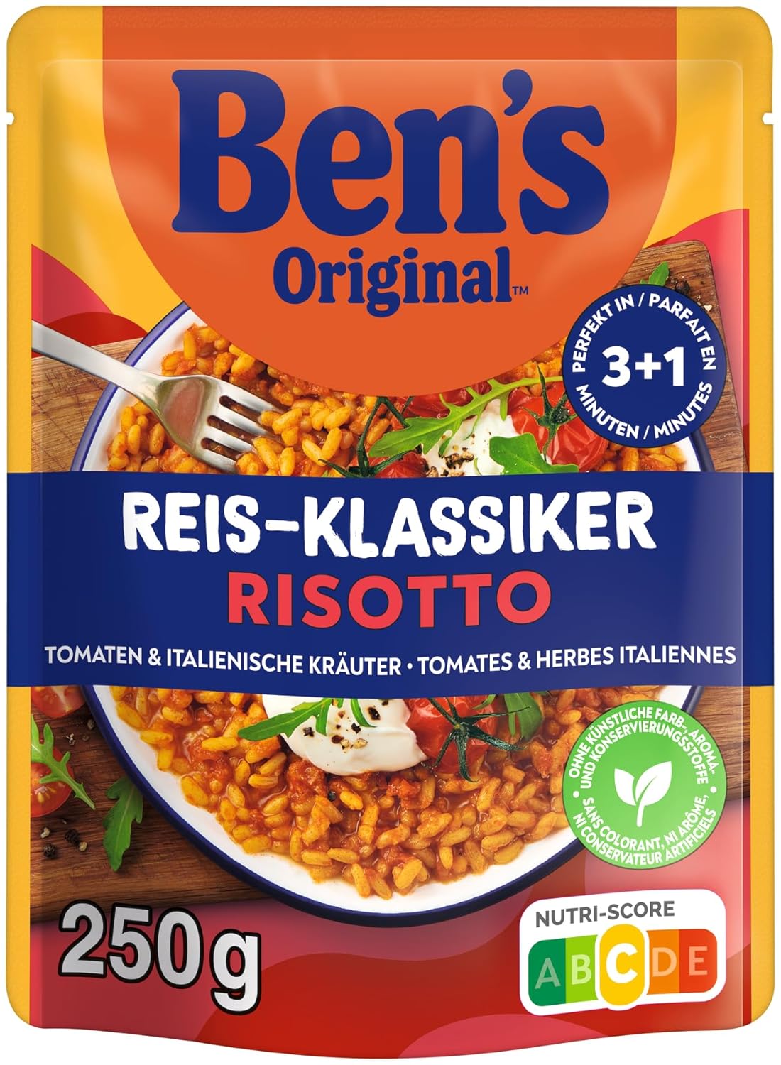 BEN'S ORIGINAL Fertiggericht Risotto Tomaten & italienische Kräuter 6 x 250 g – Bild 2