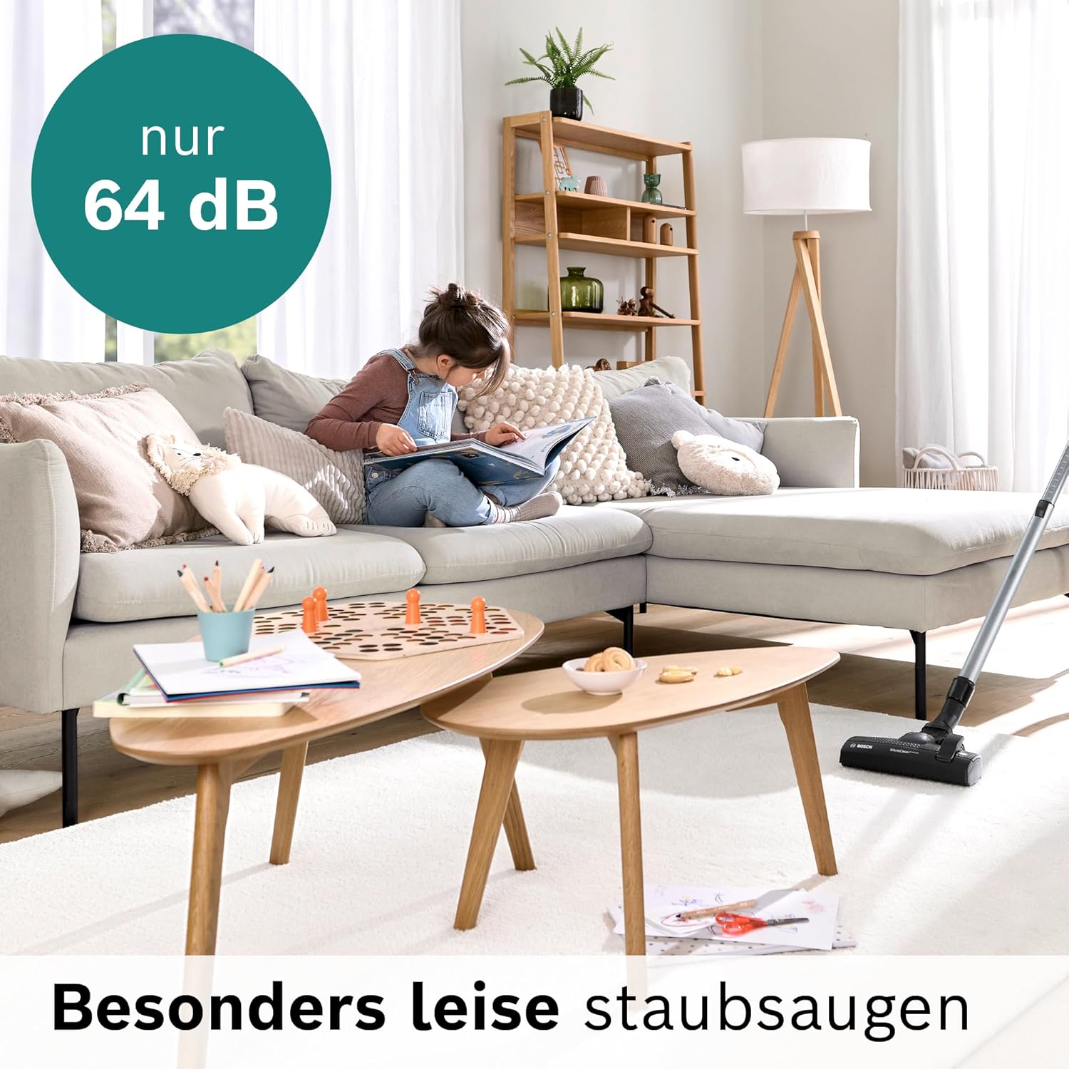 Bosch BGS7MS64 Staubsauger ohne Beutel, 800 W, Schwarz – Bild 5