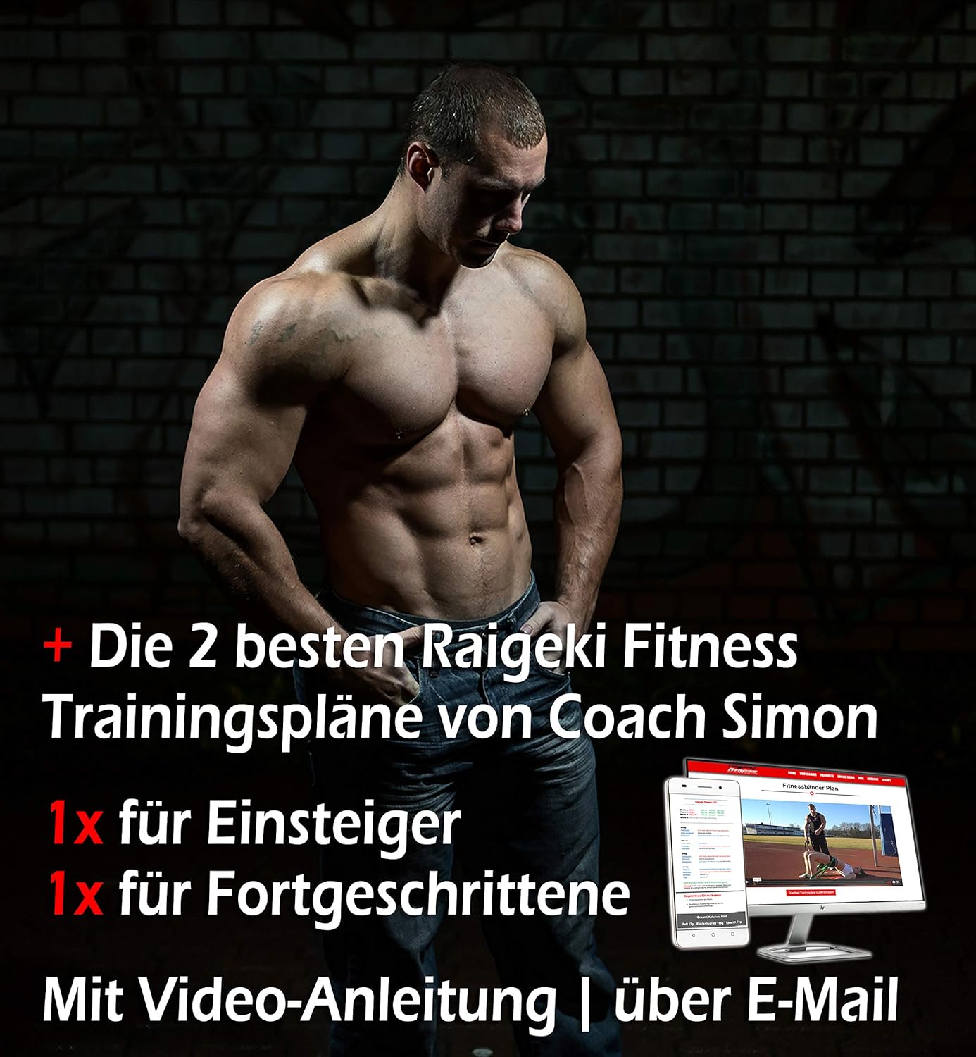 Raigeki Fitness-Widerstandsbänder, Gummibänder (+ Trainingspläne) (Einzel- und Set), lange Widerstandsbänder, Fitnessbänder für Kraftsport – Fitnessband Terrabands Gymnastikbänder – Bild 6