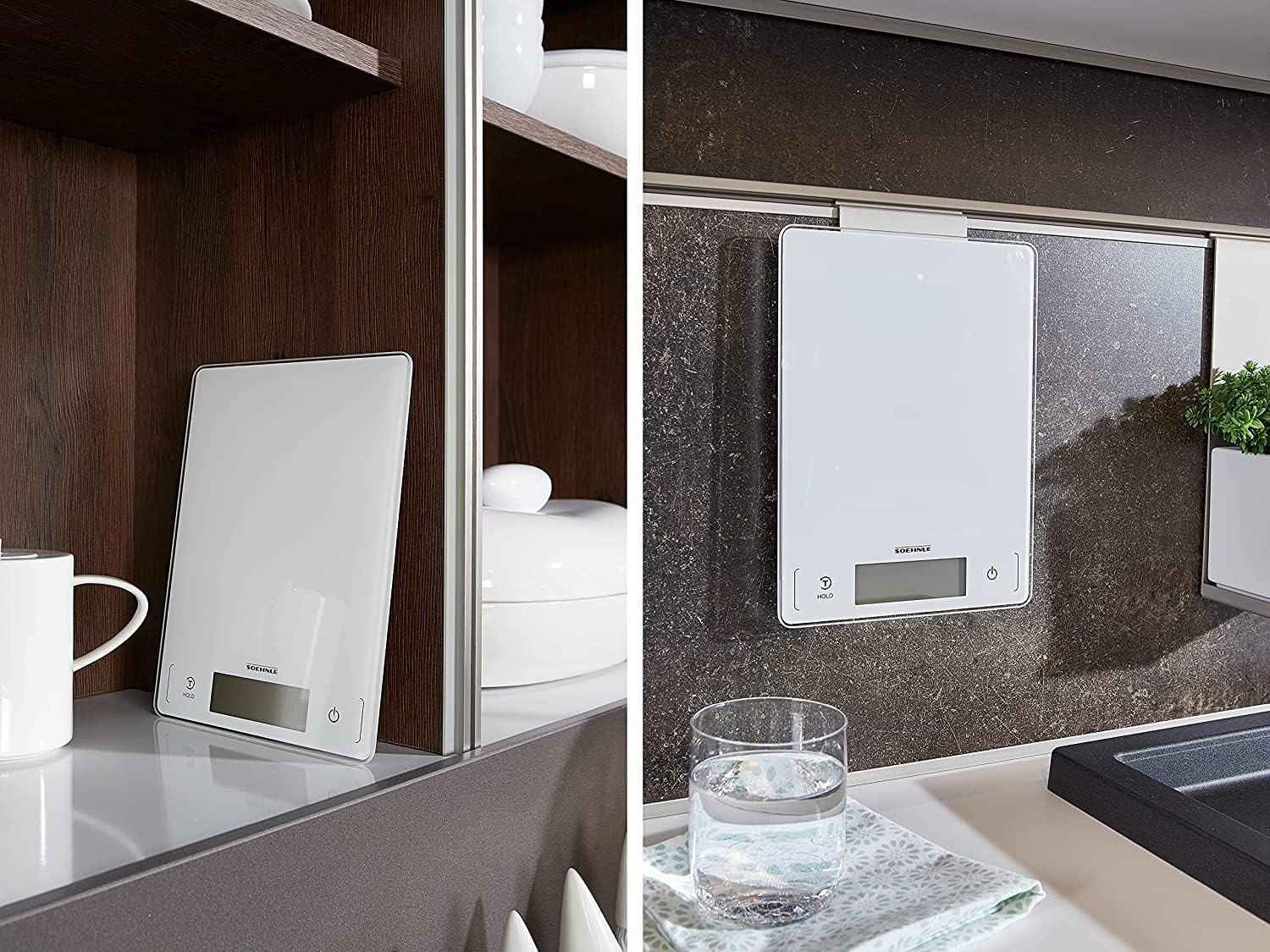 Soehnle Page Professional Digitalwaage für max. 15 kg digitale Küchenwaage mit großer Wiegefläche und Tarafunktion, praktische Haushaltswaage mit Hold-Funktion – Bild 7