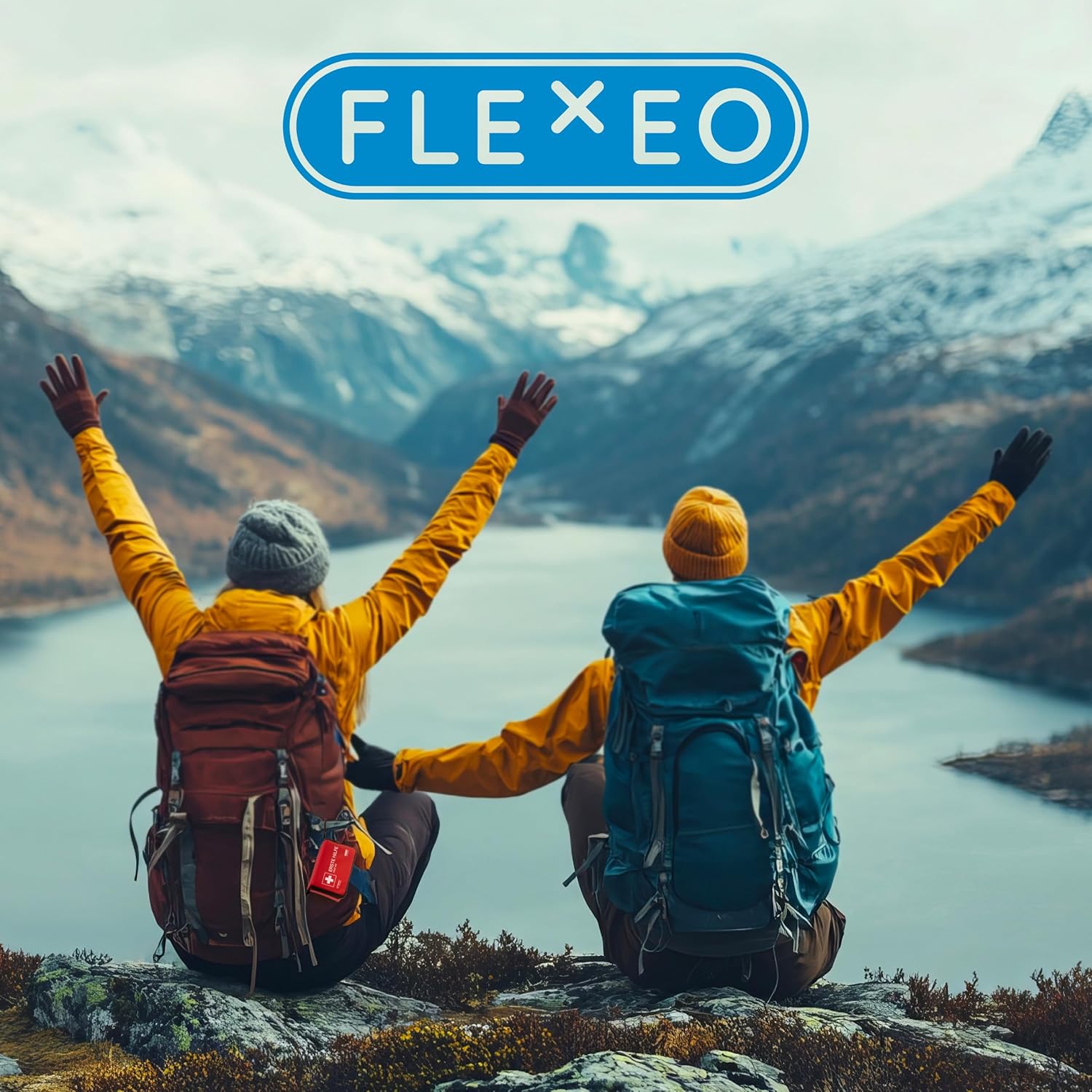 FLEXEO Erste-Hilfe-Set „Essential“ | Kompakte, leichte Tasche für Outdoor, Fahrrad, Wandern und Reisen | Kleine Erste-Hilfe-Tasche für unterwegs und Kinder | Mini-Erste-Hilfe-Kasten, Reiseapotheke – Bild 7