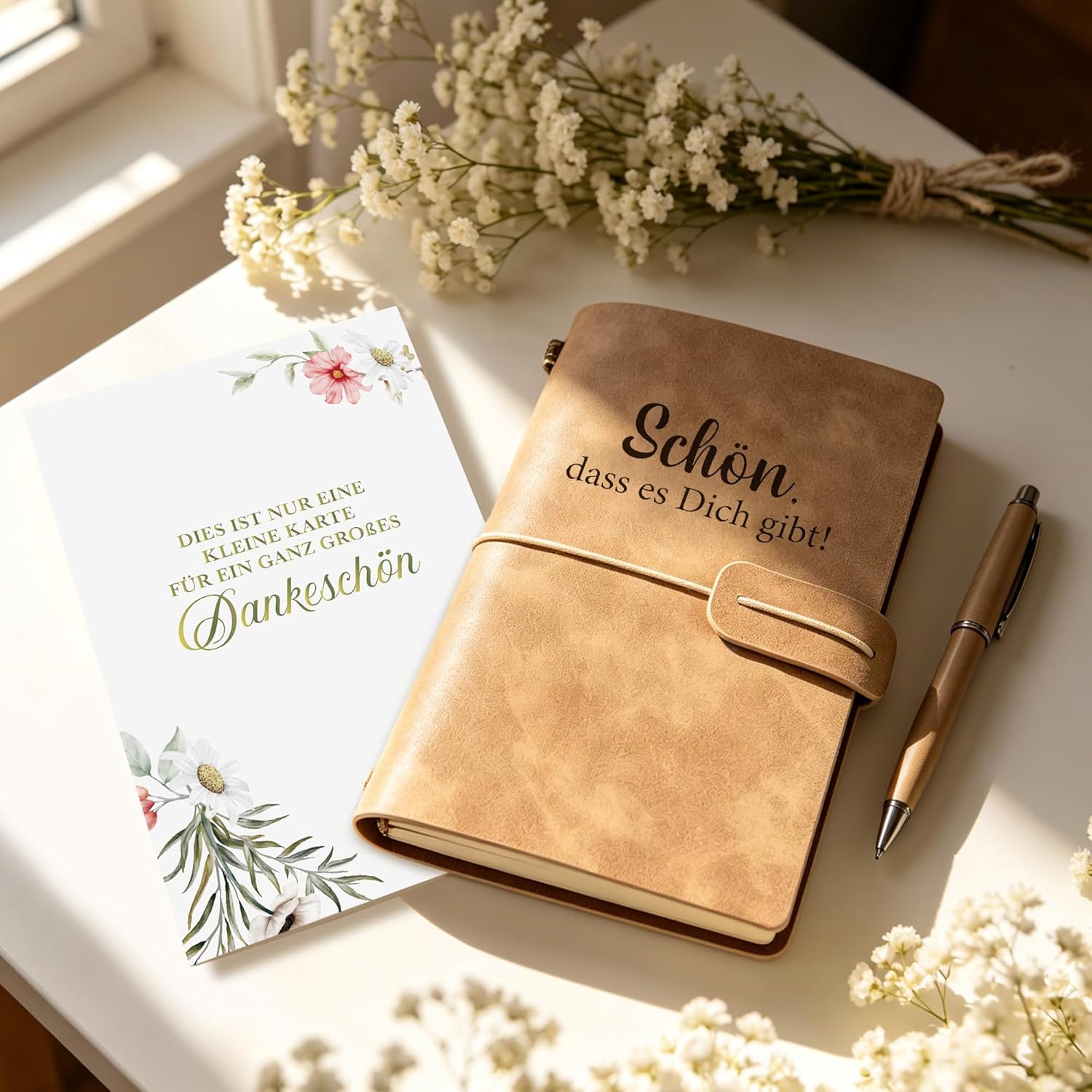 Giftota - Geschenke für Frauen - 7tlg Wellness Set Schön dass es dich gibt, Entspannungsgeschenk als Dankeschön & Geburtstagsgeschenk für Mama, Beste Freundin, Kollegin, Lehrerin, Hebamme – Bild 6