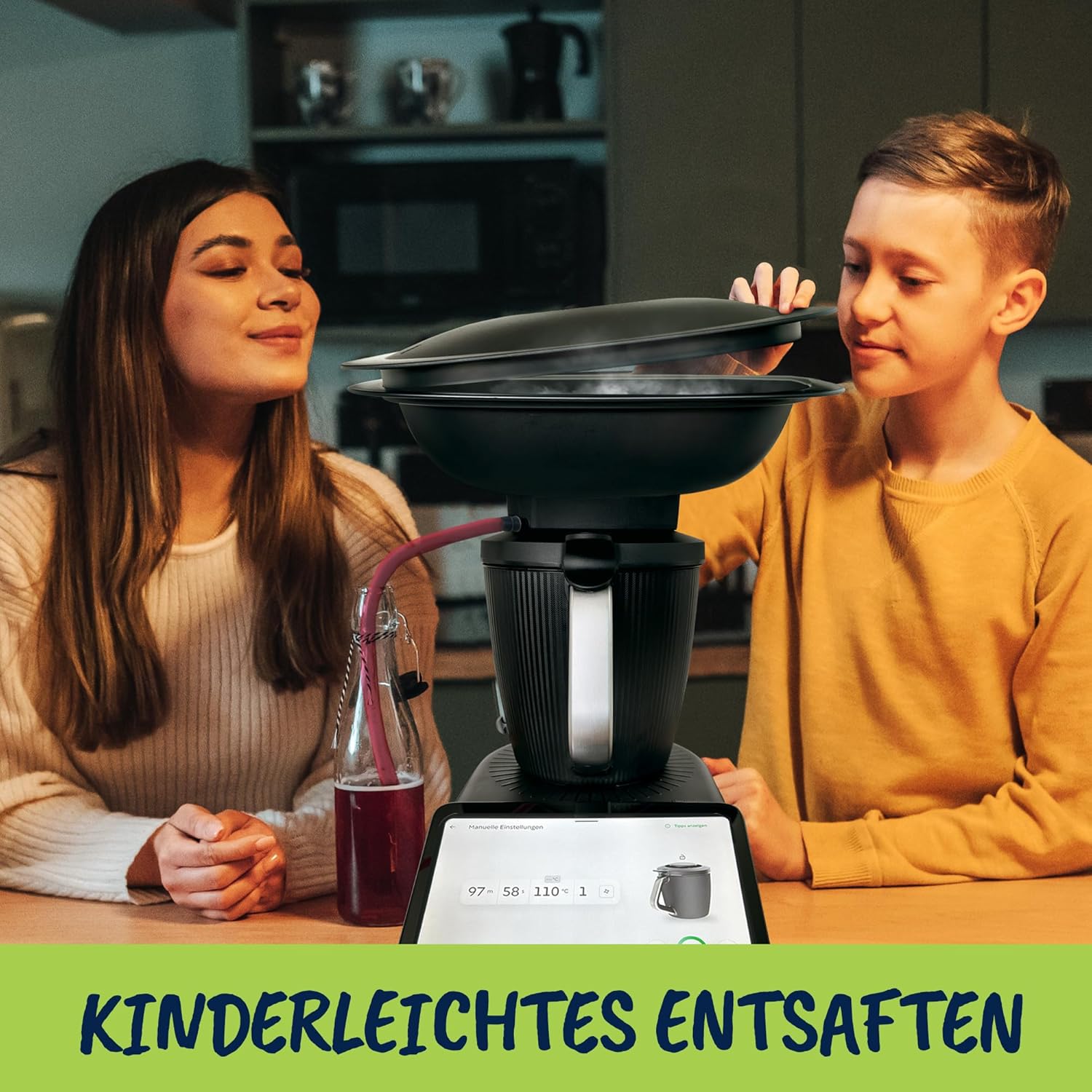 MixFino Dampfentsafter für Thermomix TM7 – Saftkocher mit Rezeptanleitung – Bild 2