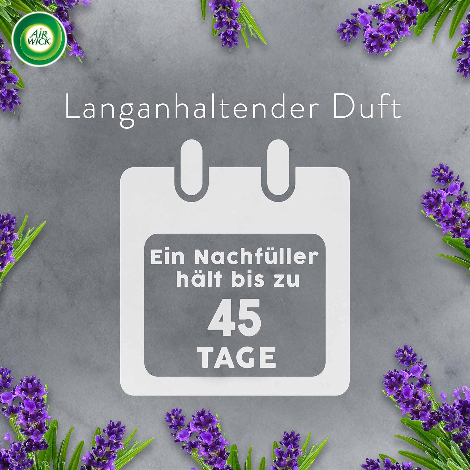 Air Wick Aromaöl – Starter-Set – Diffusor für ätherische Öle – entspannender Lavendel-Raumduft – 2 x 20 ml Nachfüller + Gerät – Bild 3