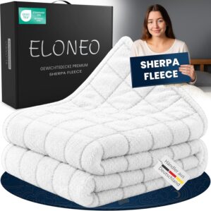 ELONEO Sherpa Fleece Gewichtsdecke ...