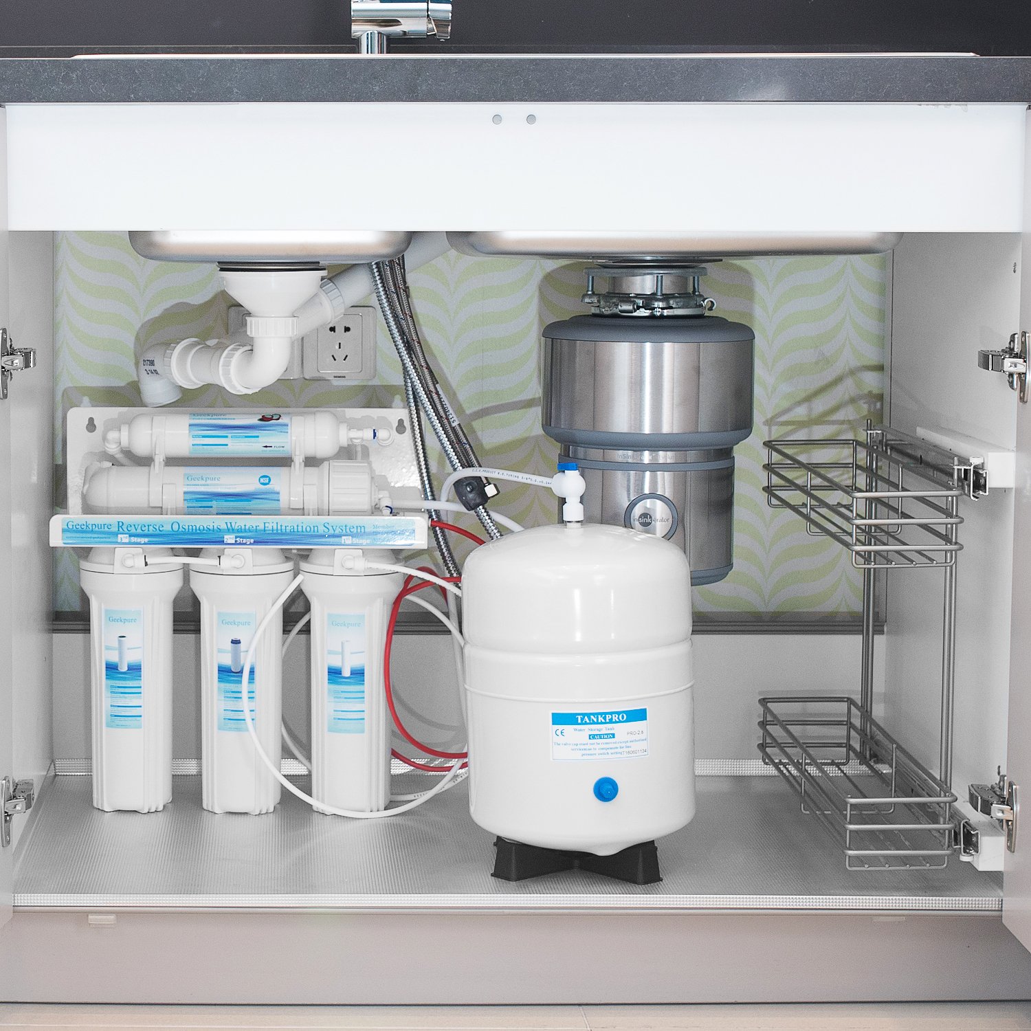 Geekpure 5-Stufen-Umkehrosmose-Trinkwasserfiltersystem plus 7 zusätzliche Filter gratis 75GPD – Bild 7