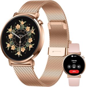 Damen-Smartwatch mit Telefonfunktio...